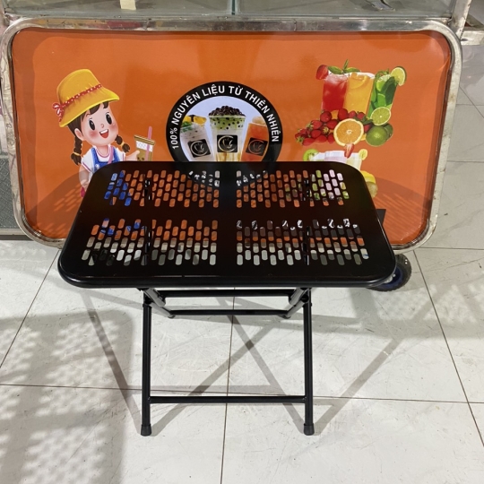 4 GHẾ INOX CAO + BÀN CNC VUÔNG(40*60)
